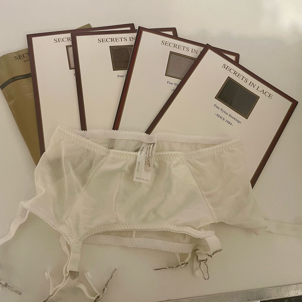 Secrets in Lace Garter & Stockings
